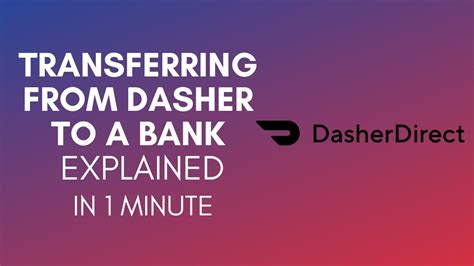 The DasherDirect account is like any other prepaid bank account. . Dasher direct instant transfer